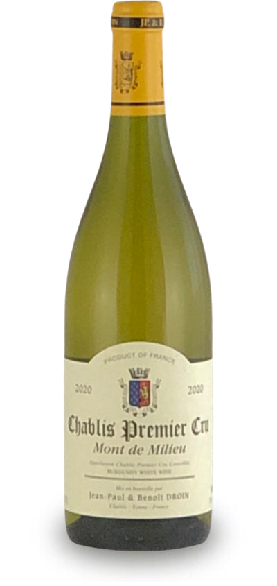 Jean-Paul et Benoit Droin Chablis 1er Cru Mont de Milieu 2020
