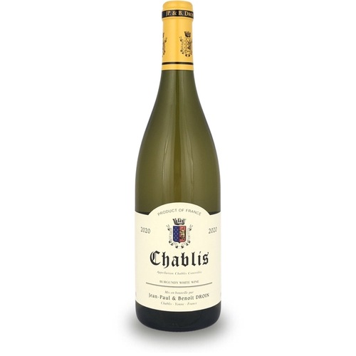 Jean-Paul et Benoit Droin Chablis 2020
